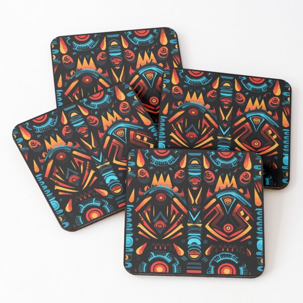 Item preview, Futuristic Tribes: A Fusion of Patterns and Technology Design Collection designed and sold by KaonDesign.