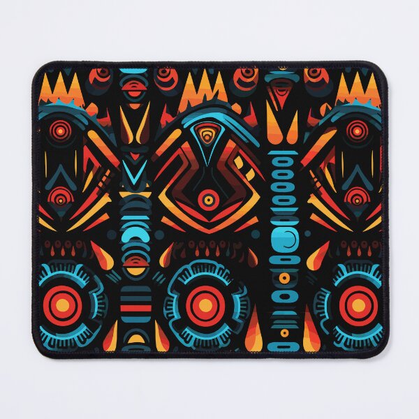 Item preview, Futuristic Tribes: A Fusion of Patterns and Technology Design Collection designed and sold by KaonDesign.