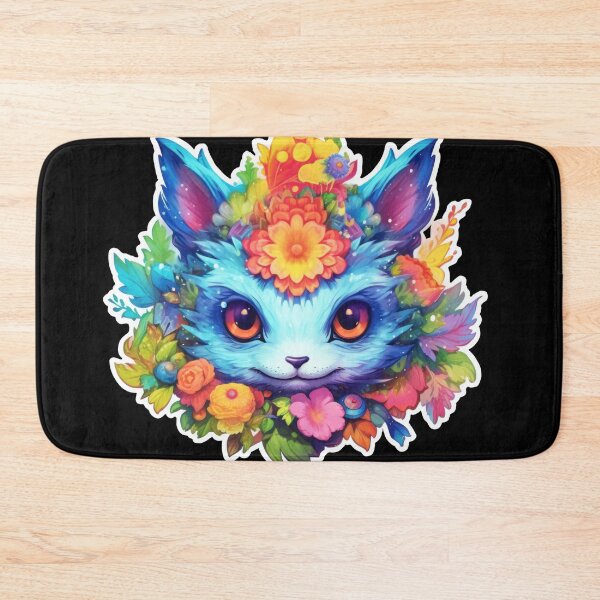 Item preview, Floral Blue Fantasy Mouse Creature designed and sold by SubtleSplit.