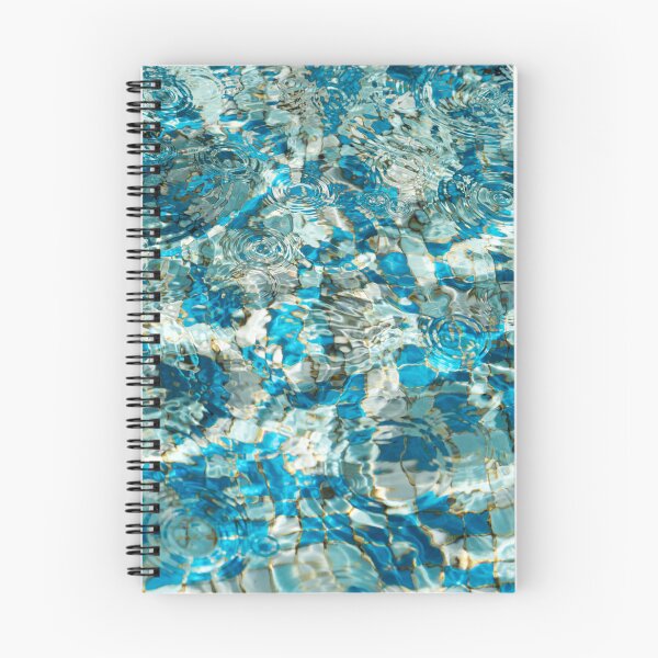 Item preview, Mesmeric Abstract Fluidity in Sapphire and Aquamarine designed and sold by Georgia Mizuleva.