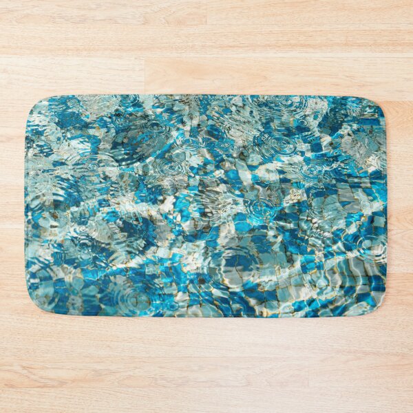 Item preview, Mesmeric Abstract Fluidity in Sapphire and Aquamarine designed and sold by Georgia Mizuleva.