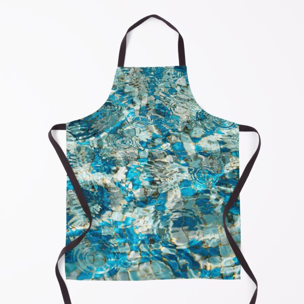 Item preview, Mesmeric Abstract Fluidity in Sapphire and Aquamarine designed and sold by Georgia Mizuleva.