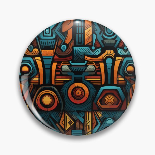 Item preview, Futuristic Tribes: A Fusion of Patterns and Technology Design Collection designed and sold by KaonDesign.