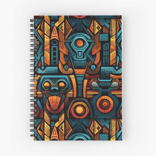 Item preview, Futuristic Tribes: A Fusion of Patterns and Technology Design Collection designed and sold by KaonDesign.