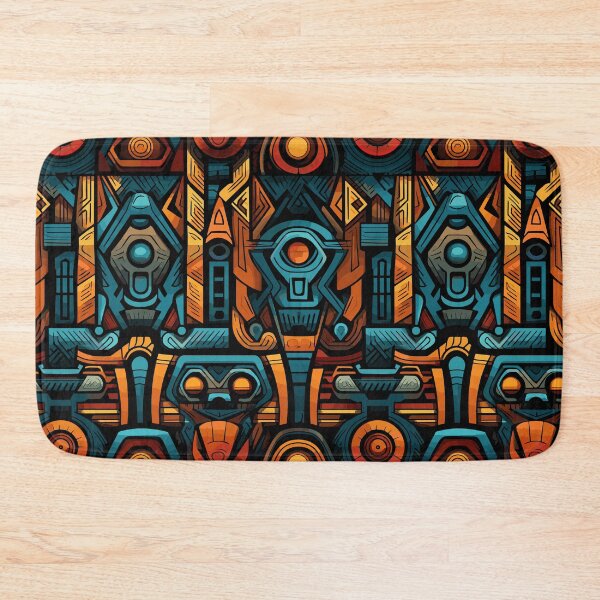 Item preview, Futuristic Tribes: A Fusion of Patterns and Technology Design Collection designed and sold by KaonDesign.