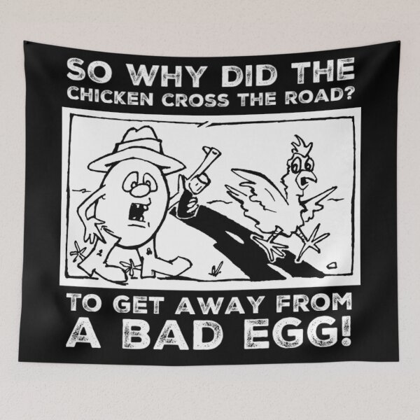 Item preview, Why did the Chicken Cross the Road? designed and sold by homesteadswag.