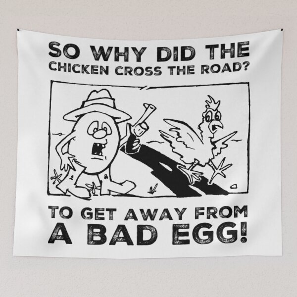 Item preview, Why did the Chicken Cross the Road? designed and sold by homesteadswag.