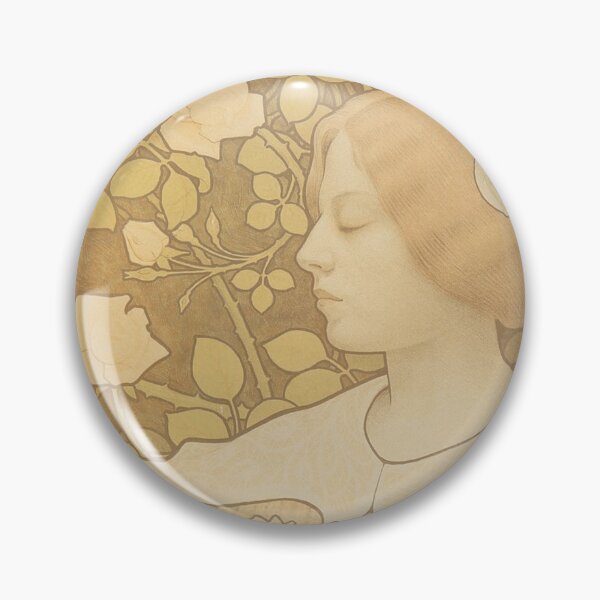 Item preview, Paul Berthon La Femme aux Chrysanthèmes designed and sold by NouveauEra.