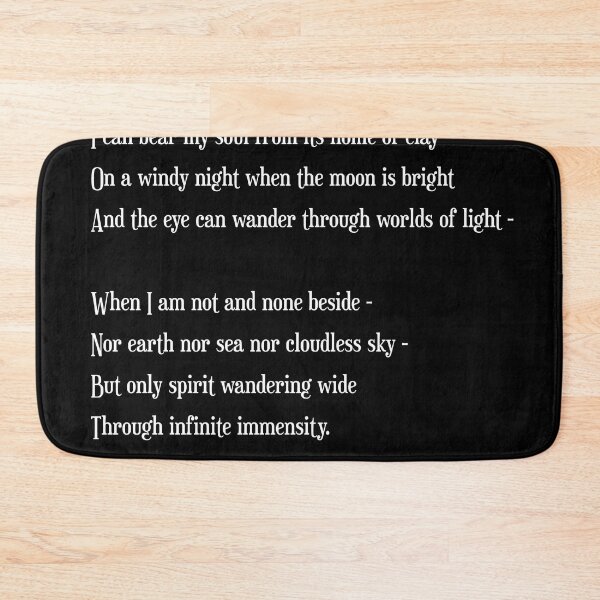 Item preview, I'm happiest when most away - Emily Bronte Poem - Literature - Typography Print - Black designed and sold by Studio Grafiikka.