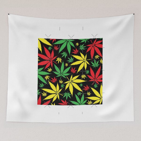 Item preview,  Reggae Hemp Cannabis Leaves Pattern   designed and sold by FernCarro.