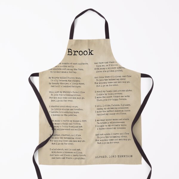 Item preview, The Brook - Alfred, Lord Tennyson Poem - Literature - Typewriter Print 3 - Vintage designed and sold by Studio Grafiikka.