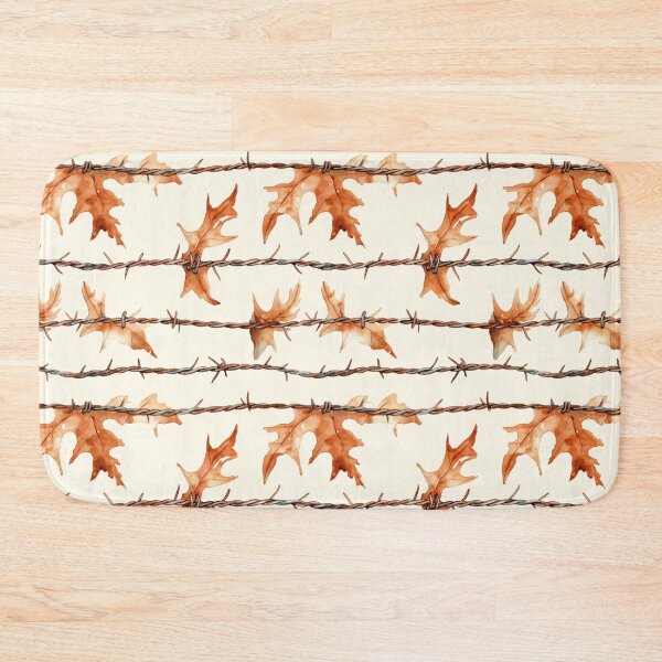 Item preview, Rusty Barbed Wire and Leaves designed and sold by candlewithhare.