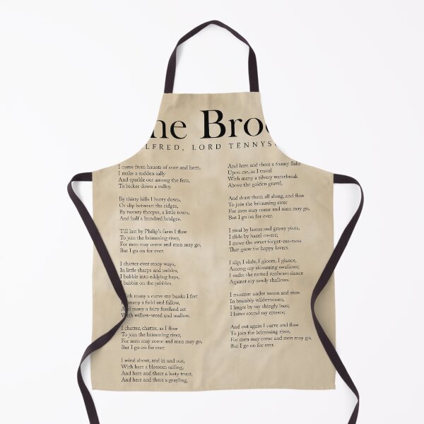 Item preview, The Brook - Alfred, Lord Tennyson Poem - Literature - Typography Print 3 - Vintage designed and sold by Studio Grafiikka.