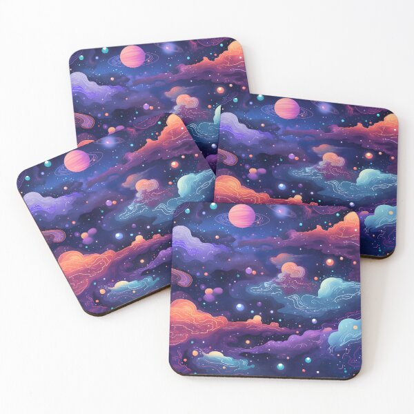 Item preview, Cosmic patterns: Planet formation with blue cloud  designed and sold by Muangluang.