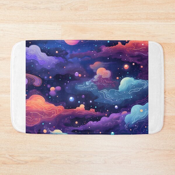 Item preview, Cosmic patterns: Planet formation with blue cloud  designed and sold by Muangluang.