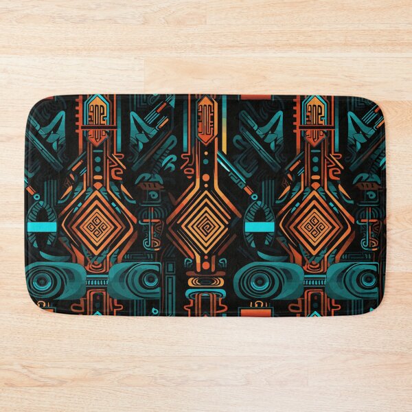 Item preview, Futuristic Tribes: A Fusion of Patterns and Technology Design Collection designed and sold by KaonDesign.