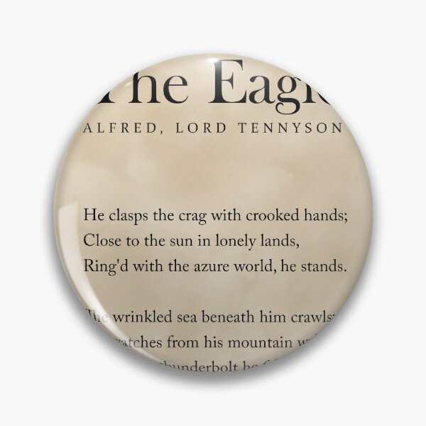 Item preview, The Eagle - Alfred, Lord Tennyson Poem - Literature - Typography Print 3 - Vintage designed and sold by Studio Grafiikka.