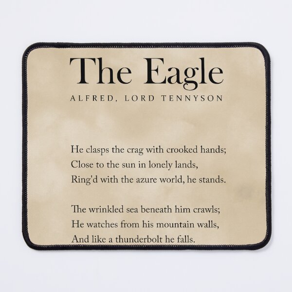 Item preview, The Eagle - Alfred, Lord Tennyson Poem - Literature - Typography Print 3 - Vintage designed and sold by Studio Grafiikka.