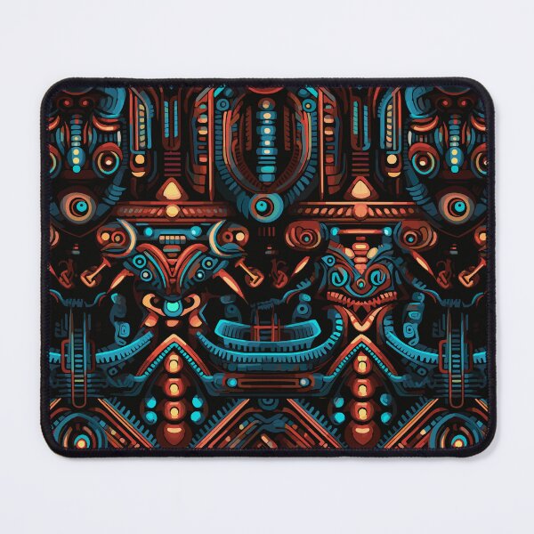 Item preview, Futuristic Tribes: A Fusion of Patterns and Technology Design Collection designed and sold by KaonDesign.