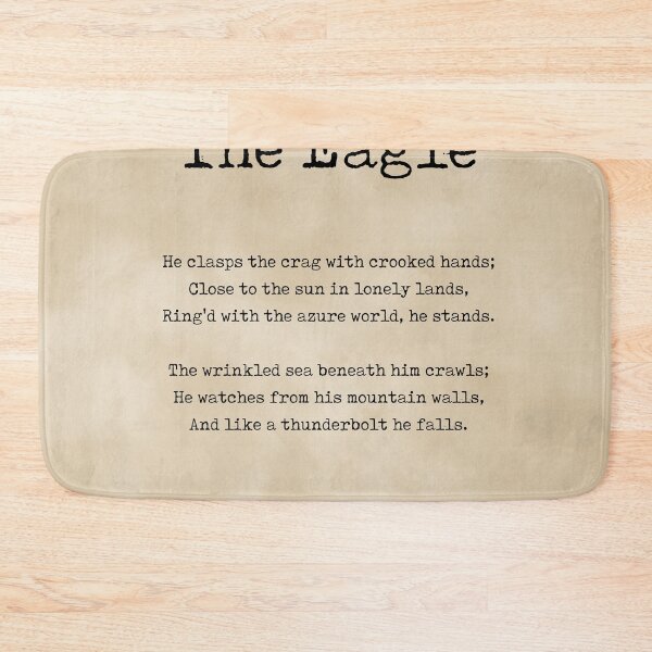 Item preview, The Eagle - Alfred, Lord Tennyson Poem - Literature - Typewriter Print 3 - Vintage designed and sold by Studio Grafiikka.
