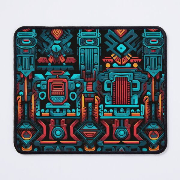 Item preview, Futuristic Tribes: A Fusion of Patterns and Technology Design Collection designed and sold by KaonDesign.