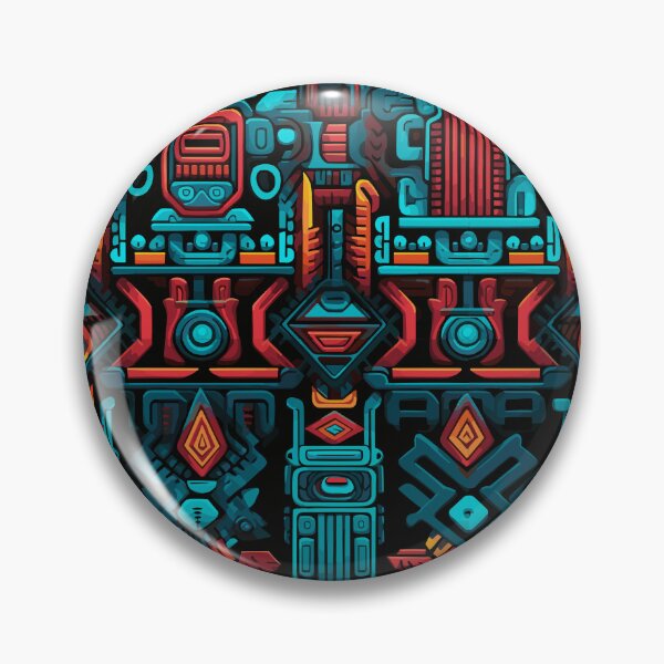 Item preview, Futuristic Tribes: A Fusion of Patterns and Technology Design Collection designed and sold by KaonDesign.