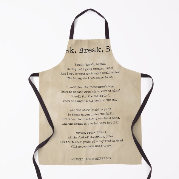 Item preview, Break, Break, Break - Alfred, Lord Tennyson Poem - Literature - Typewriter Print 3 - Vintage designed and sold by Studio Grafiikka.