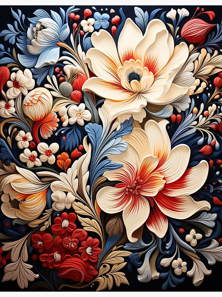 Floral Pattern Poster