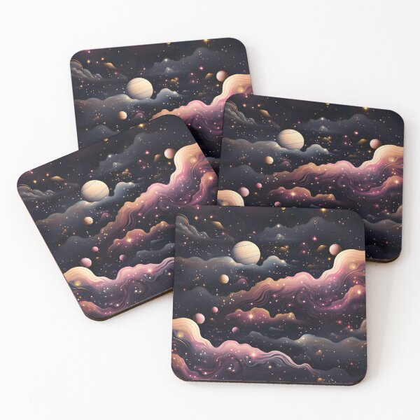 Item preview, Cosmic patterns: Planet formation purple lonely designed and sold by Muangluang.