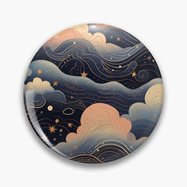 Item preview, Cosmic patterns: Planet formation cloud line art designed and sold by Muangluang.