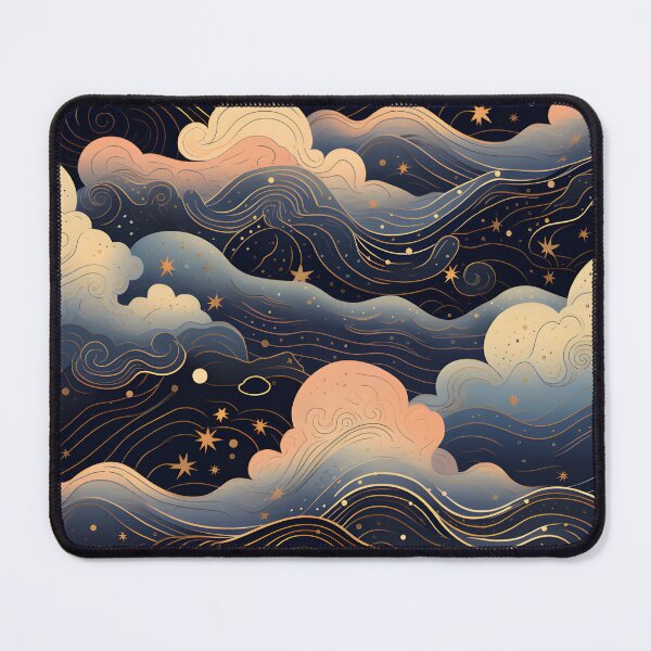 Item preview, Cosmic patterns: Planet formation cloud line art designed and sold by Muangluang.
