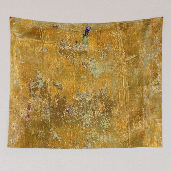 Item preview, Worn Abstract in Ochre designed and sold by LiszaB.