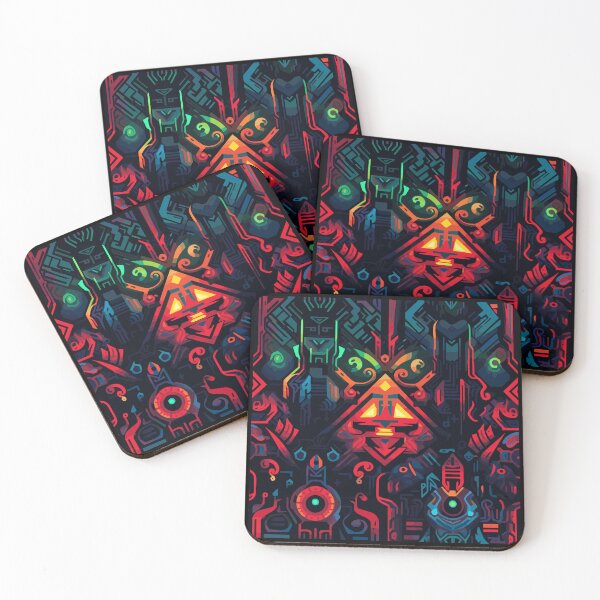 Item preview, Futuristic Tribes: A Fusion of Patterns and Technology Design Collection designed and sold by KaonDesign.
