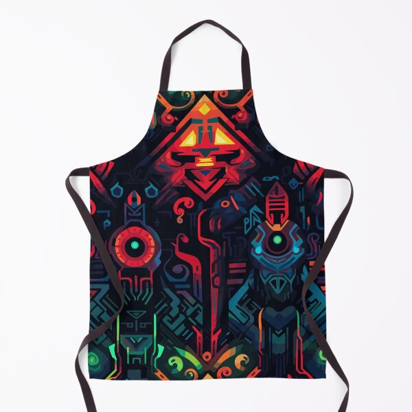 Item preview, Futuristic Tribes: A Fusion of Patterns and Technology Design Collection designed and sold by KaonDesign.