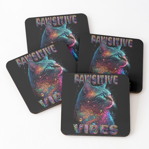 Item preview, Trippy Cat - Pawsitive Vibes designed and sold by ArchAngelAries.