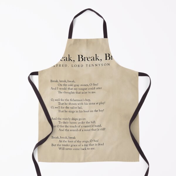 Item preview, Break, Break, Break - Alfred, Lord Tennyson Poem - Literature - Typography Print 3 - Vintage designed and sold by Studio Grafiikka.