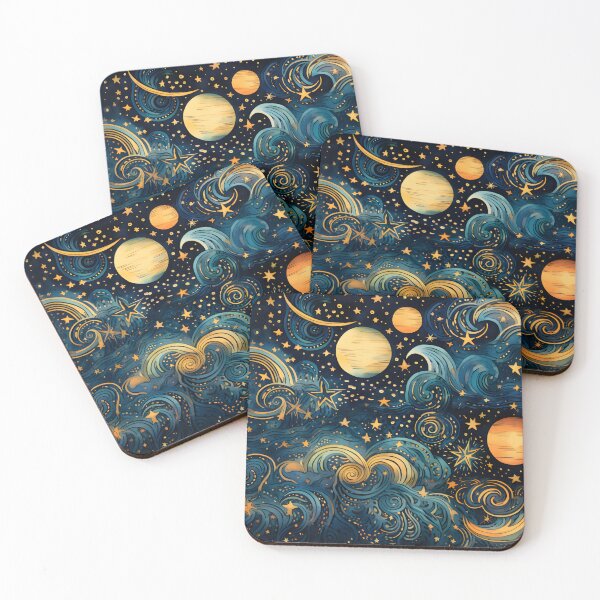 Item preview, Cosmic patterns: Planet formation cloud waves designed and sold by Muangluang.