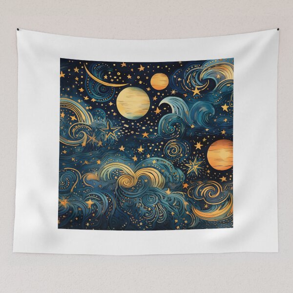 Item preview, Cosmic patterns: Planet formation cloud waves designed and sold by Muangluang.