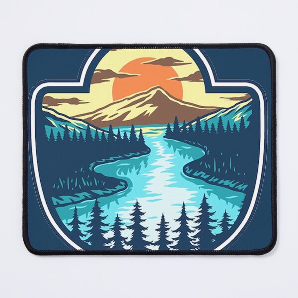 Item preview, PNW River Badge designed and sold by HeathenWorks.