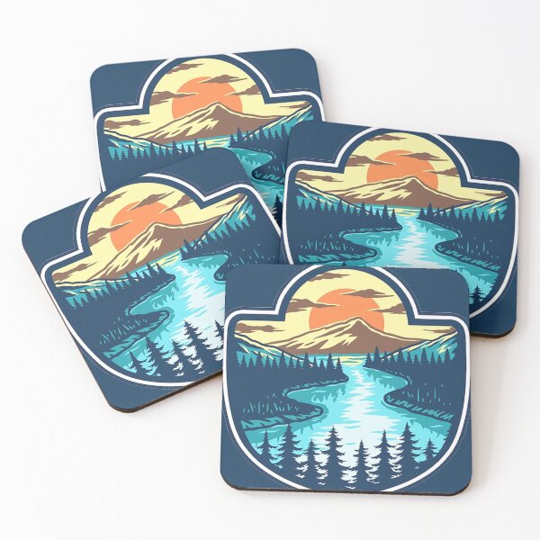 Item preview, PNW River Badge designed and sold by HeathenWorks.