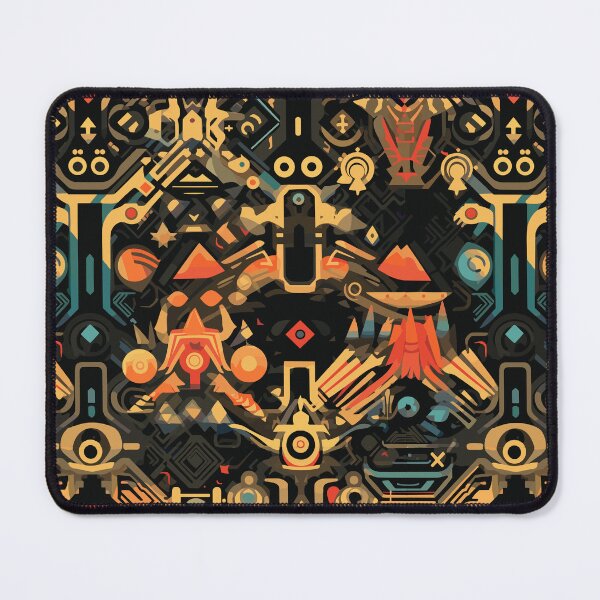 Item preview, Futuristic Tribes: A Fusion of Patterns and Technology Design Collection designed and sold by KaonDesign.
