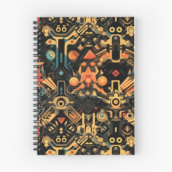 Item preview, Futuristic Tribes: A Fusion of Patterns and Technology Design Collection designed and sold by KaonDesign.