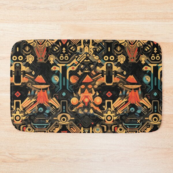 Item preview, Futuristic Tribes: A Fusion of Patterns and Technology Design Collection designed and sold by KaonDesign.