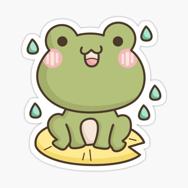 Cute Frog Sticker
