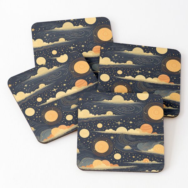 Item preview, Cosmic patterns: Planet formation cartoon cloud  designed and sold by Muangluang.