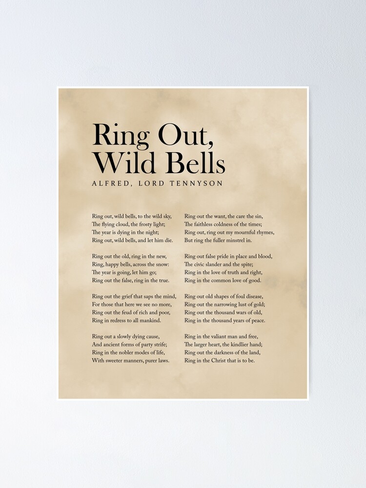 Ring Out, Wild Bells - Alfred, Lord Tennyson Poem - Literature