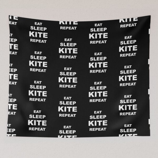 Item preview, Eat Sleep Kite Repeat - Kiteboarding Love designed and sold by NadyaCC.