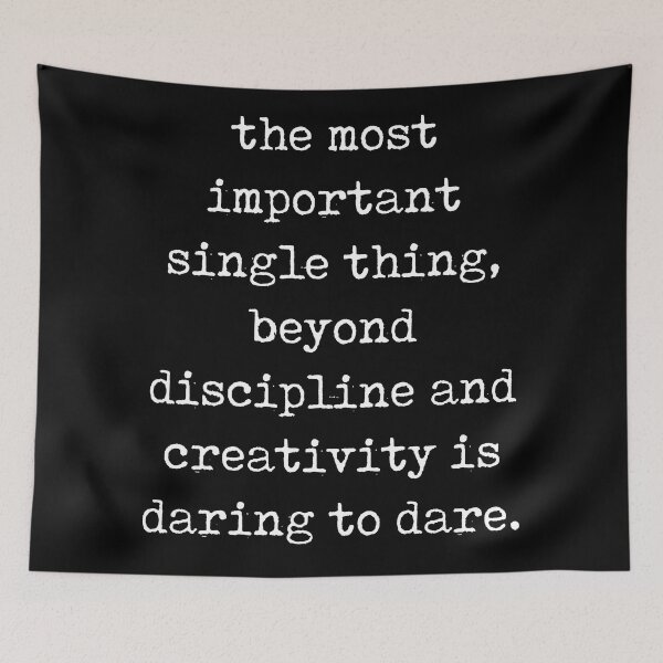 Item preview, Darling to Dare - Maya Angelou Quote - Literature - Typewriter Print - Black designed and sold by Studio Grafiikka.