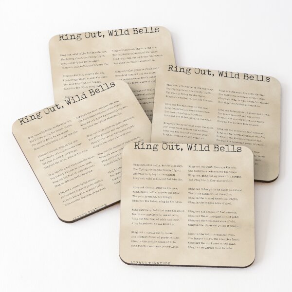 Item preview, Ring Out, Wild Bells - Alfred, Lord Tennyson Poem - Literature - Typewriter Print 3 - Vintage designed and sold by Studio Grafiikka.