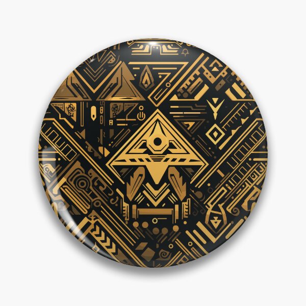 Item preview, Futuristic Tribes: A Fusion of Patterns and Technology Design Collection designed and sold by KaonDesign.